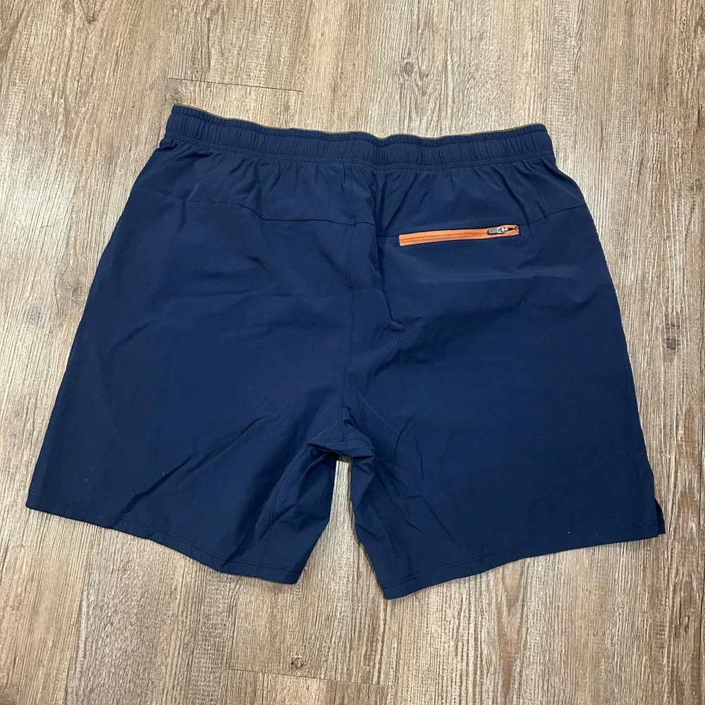 Cotopaxi‎ Mens Shorts 7 Inch Navy Blue M/L Stretch Athletic Hiking Running
